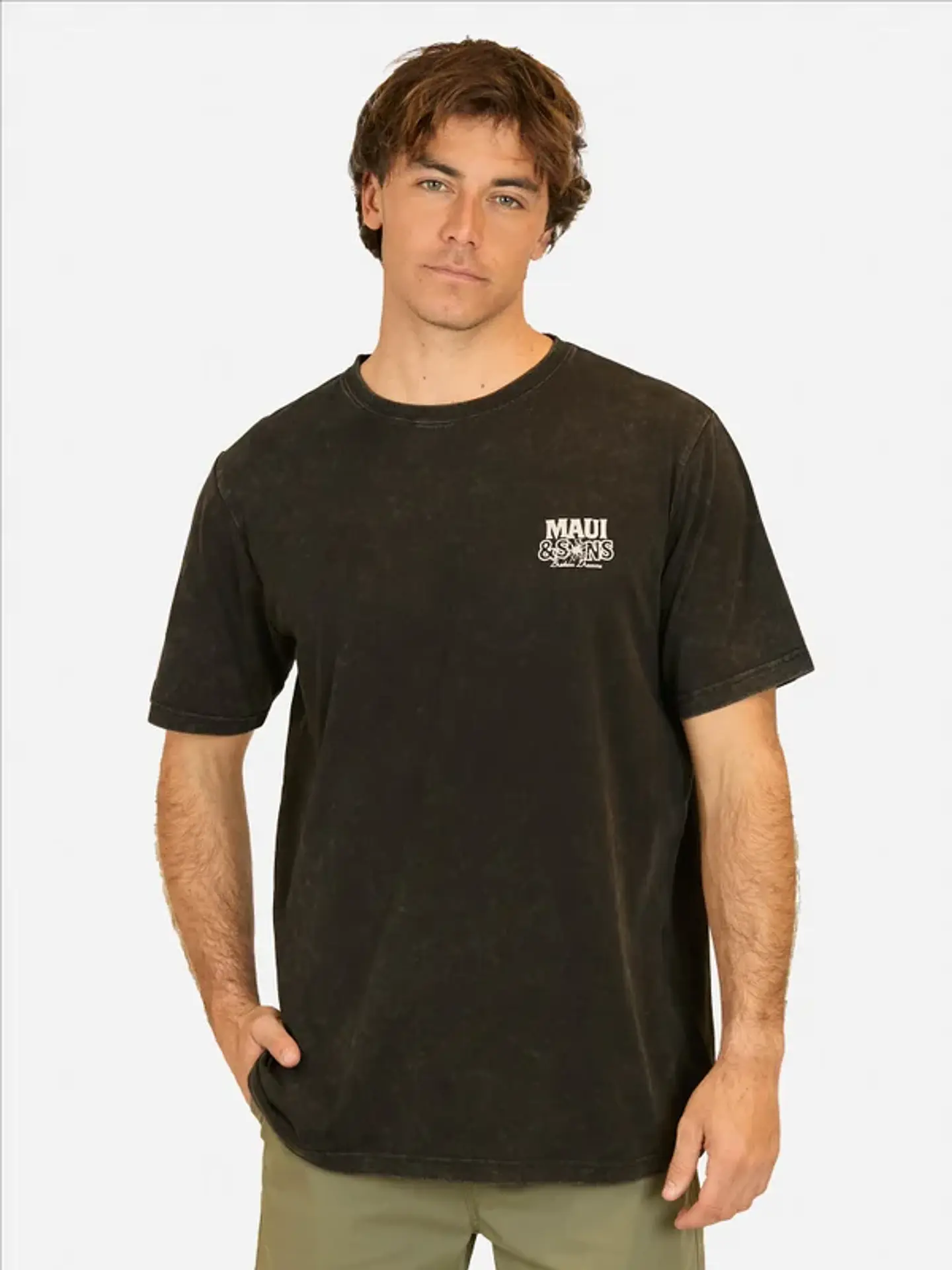 Polera Hombre Negra Maui 5P622-MV 1