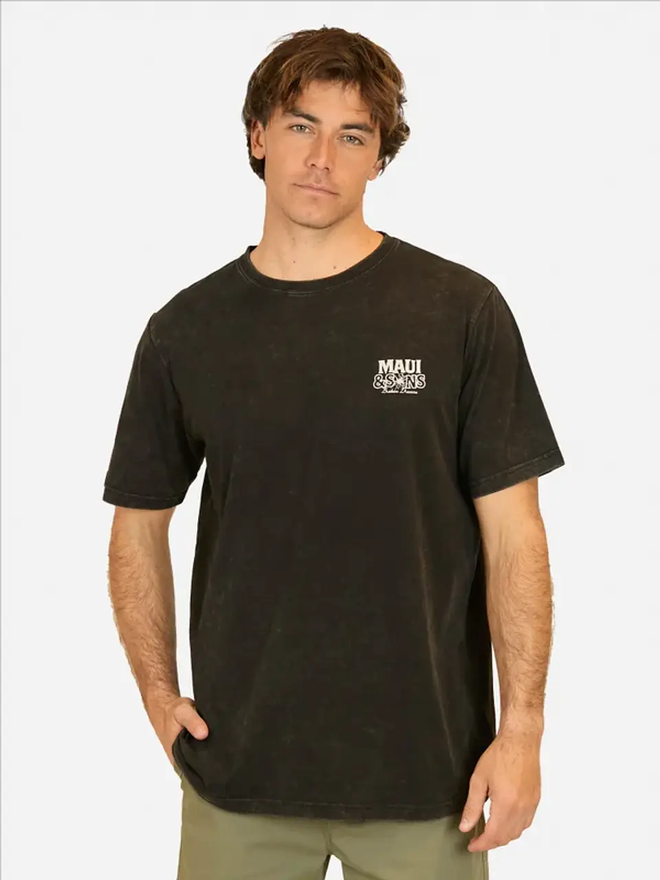 Polera Hombre Negra Maui 5P622-MV 1