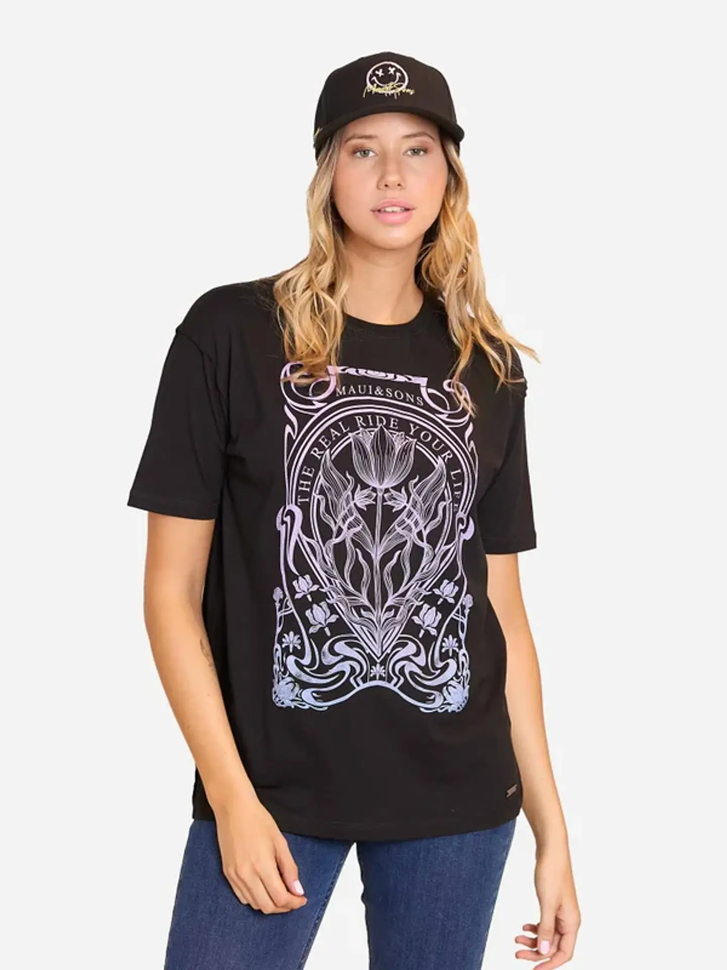 Polera Mujer Negra Maui 5P684-WV 1