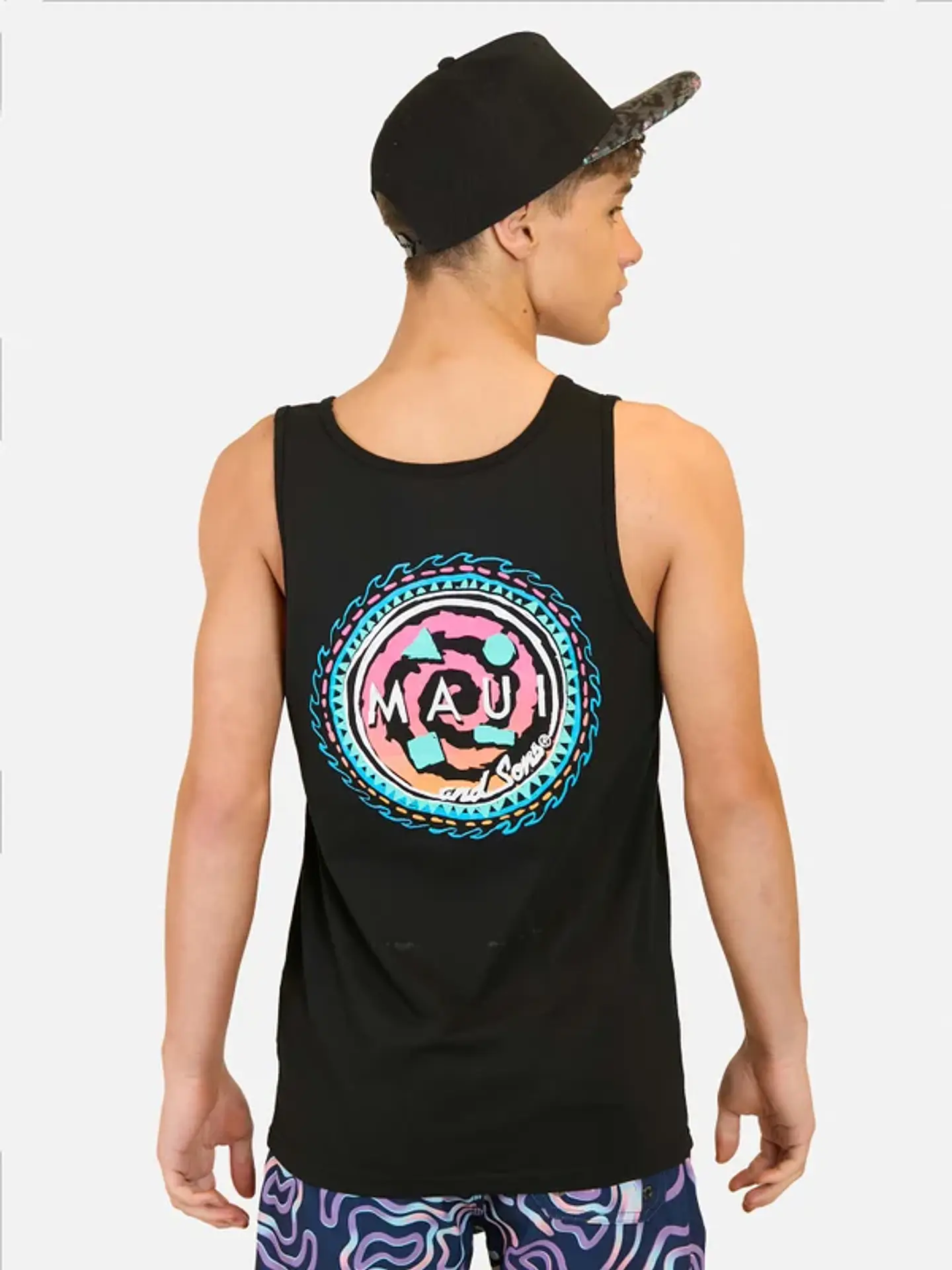 Polera Juvenil Negra Maui 5P734-MV 2
