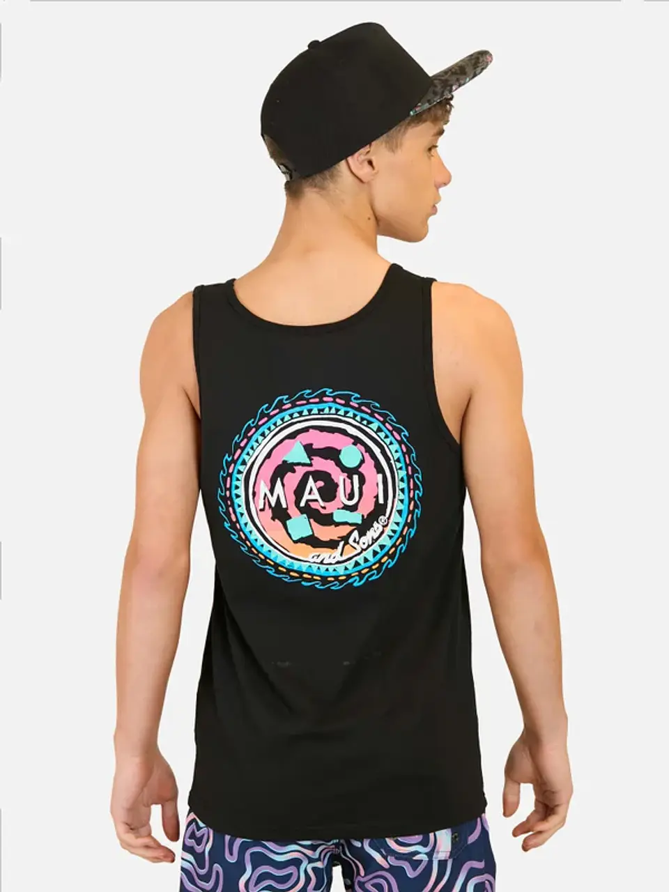 Polera Juvenil Negra Maui 5P734-MV 2