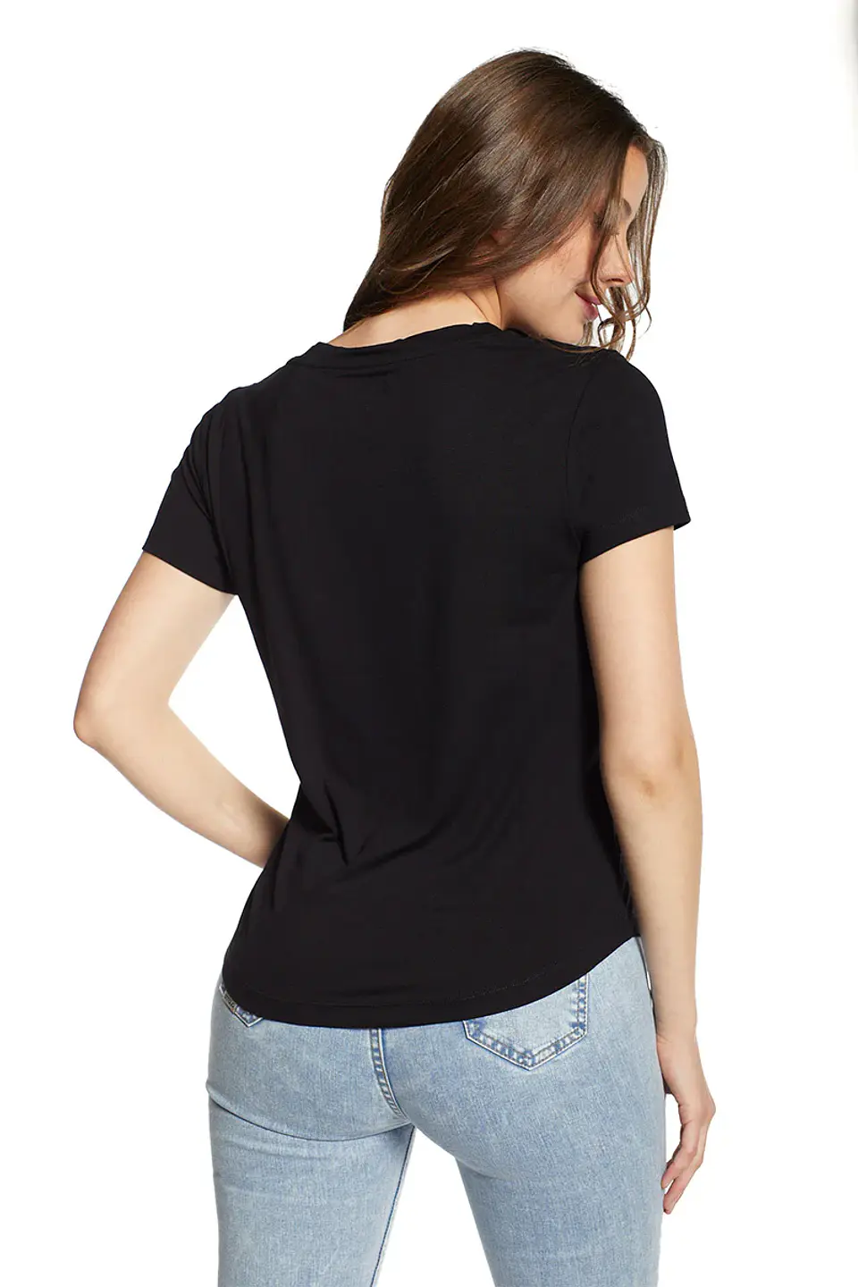 Polera Mujer Negra Amalia 4508 2