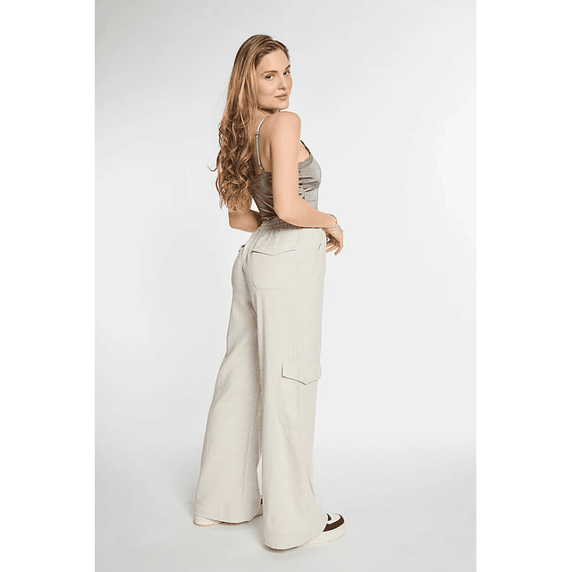 Pantalón Mujer Beige Amalia 4671