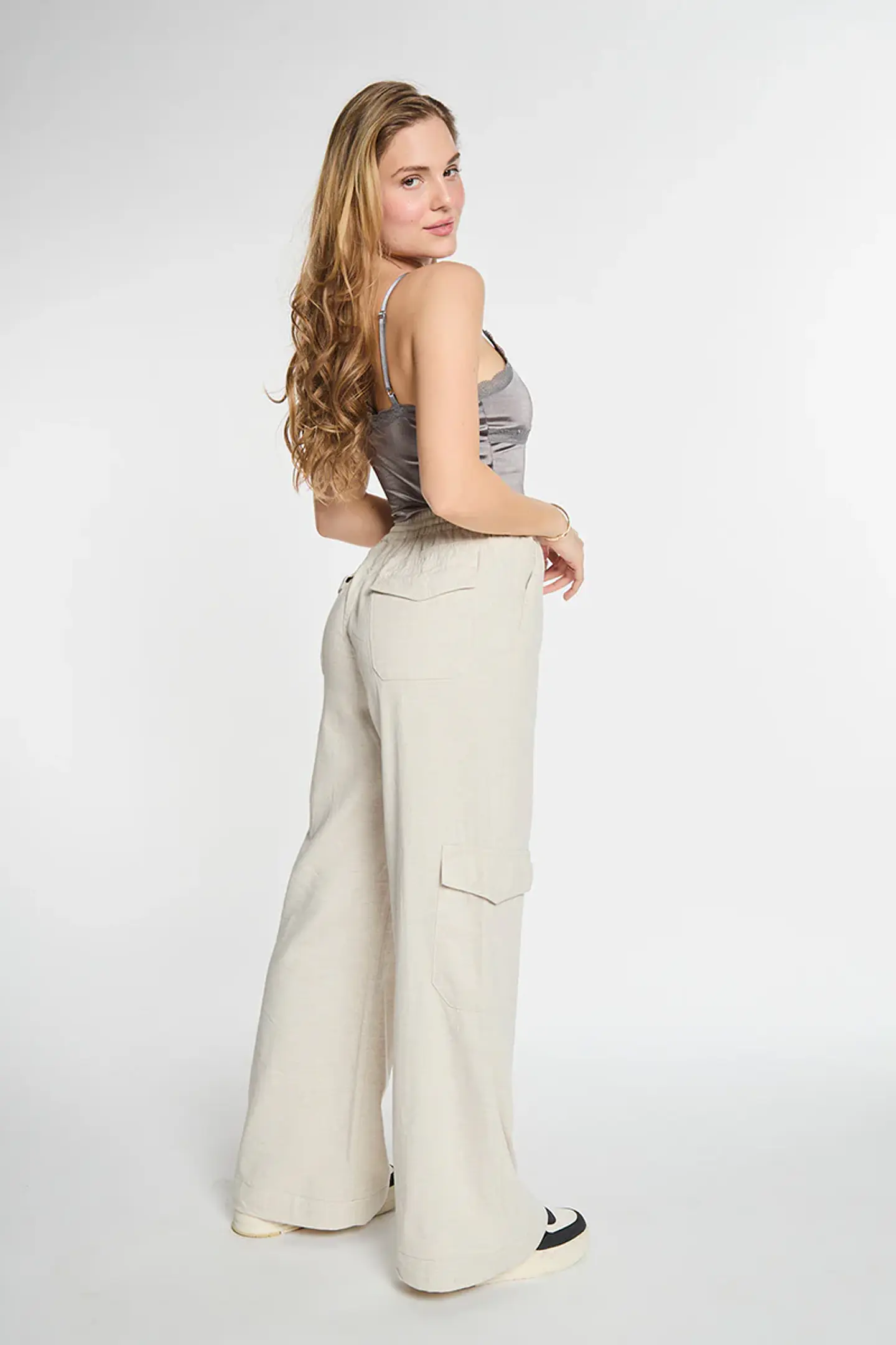 Pantalón Mujer Beige Amalia 4671 2
