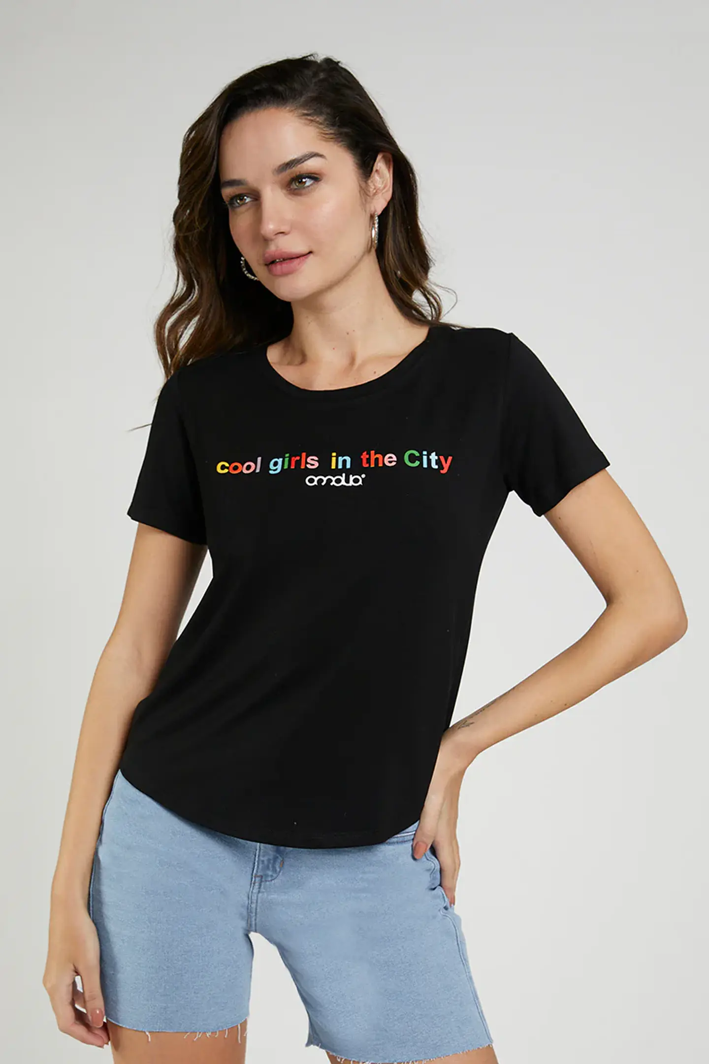 Polera Mujer Negra Amalia 4782 1
