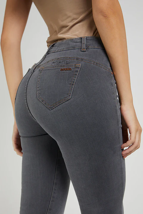 Jeans Mujer Gris Amalia 4867