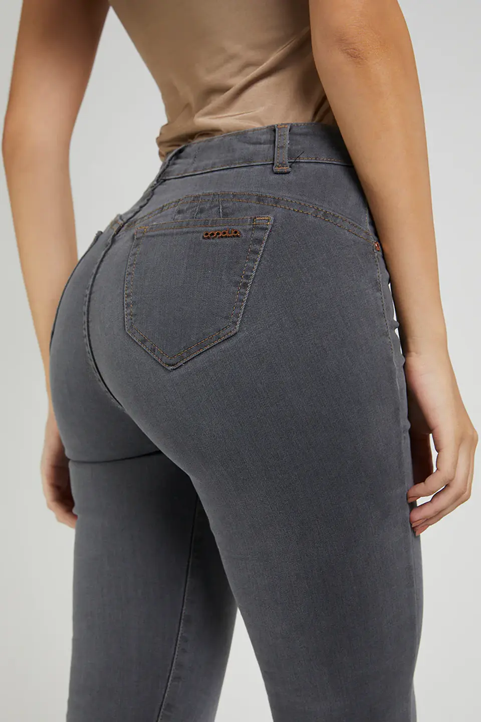 Jeans Mujer Gris Amalia 4867 2