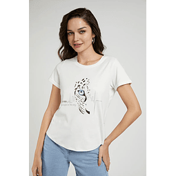 Polera Mujer Blanca Amalia 4991