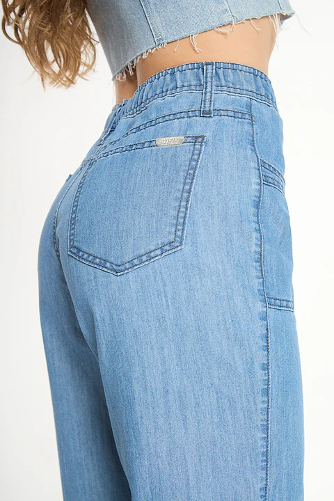 Jeans Mujer Celeste Amalia 4963