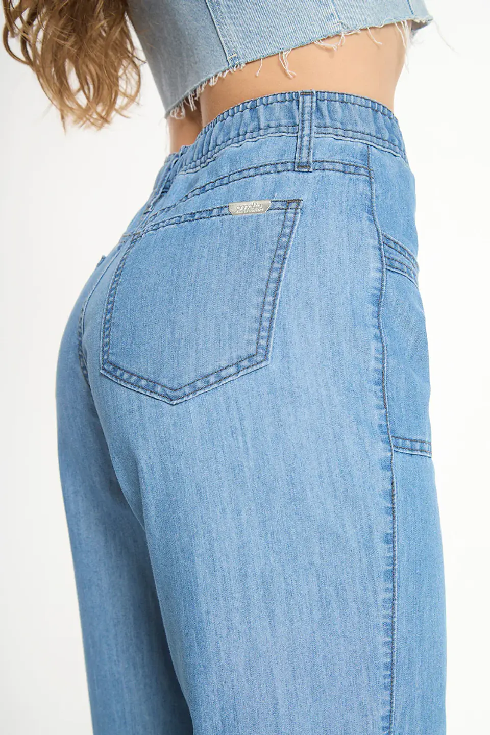 Jeans Mujer Celeste Amalia 4963 2