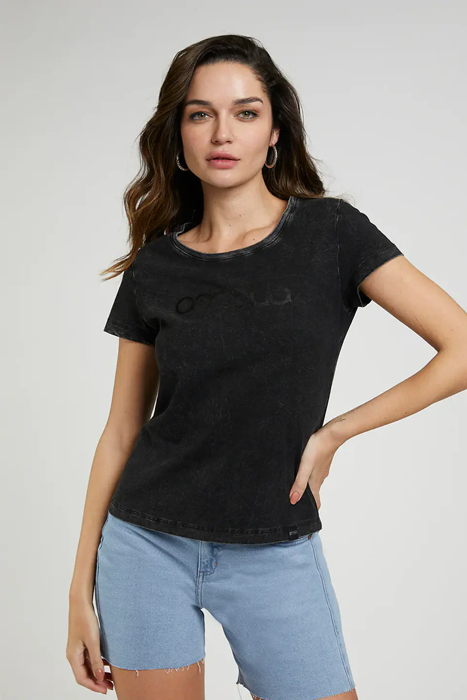 Polera Mujer Negra Amalia 4962 1