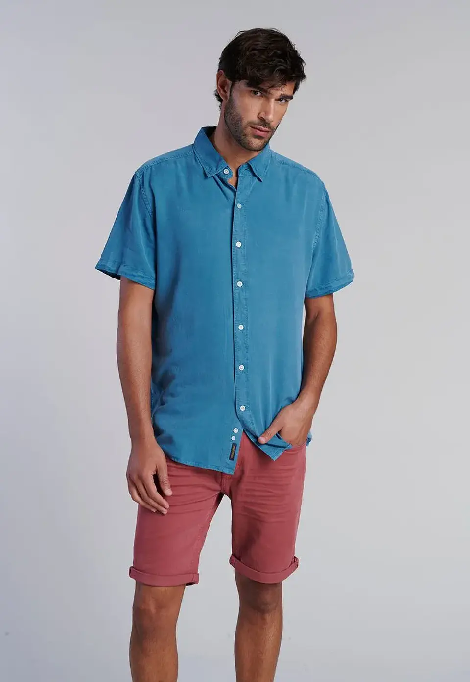 Camisa Hombre Indigo Ferouch 153327Y-0049 1