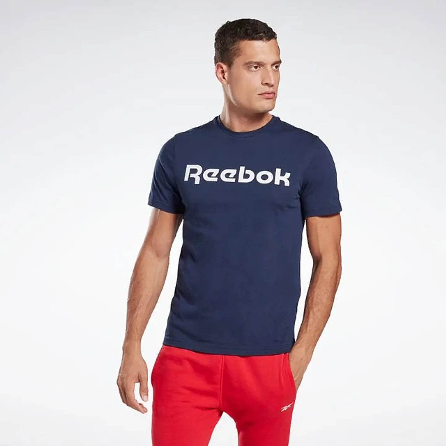 Polera Hombre Navy Reebok 100042355 1