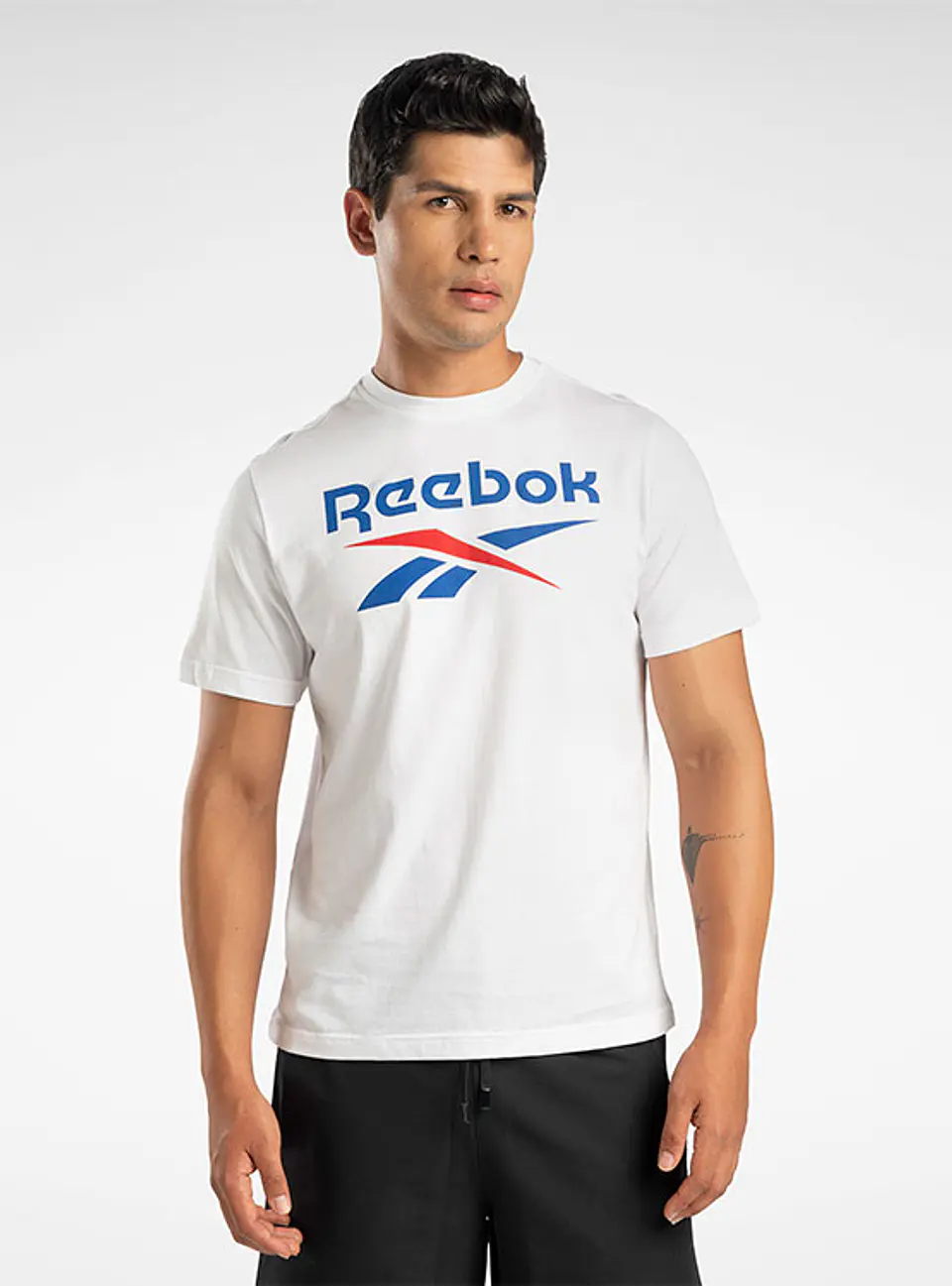 Polera Hombre Blanco Reebok 100071175 1