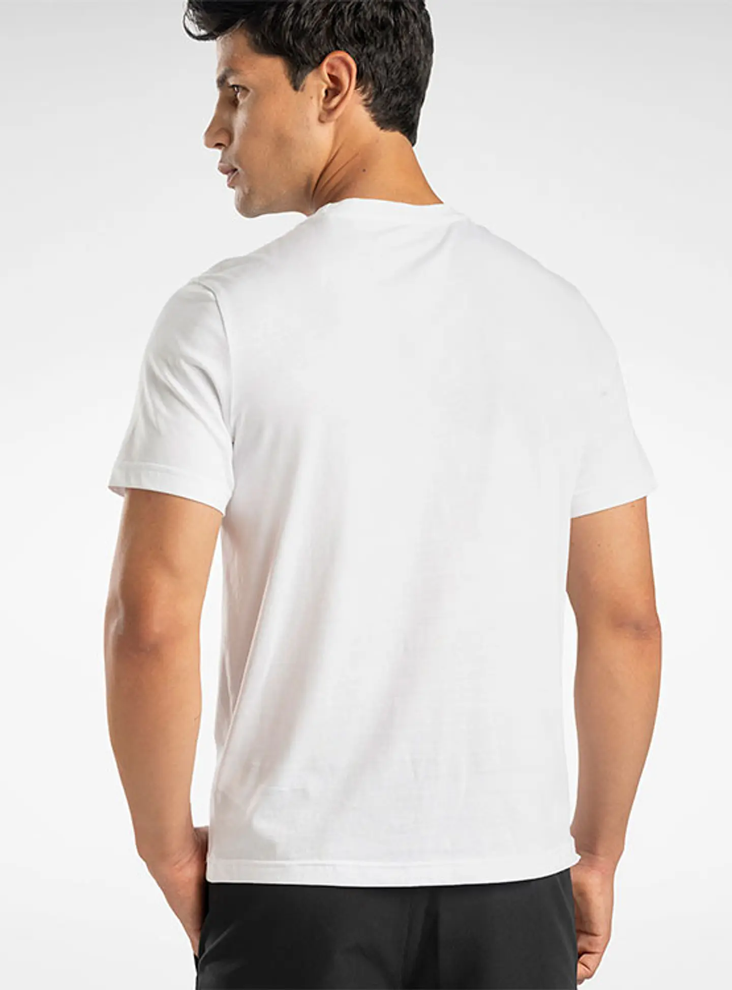 Polera Hombre Blanco Reebok 100071175 2