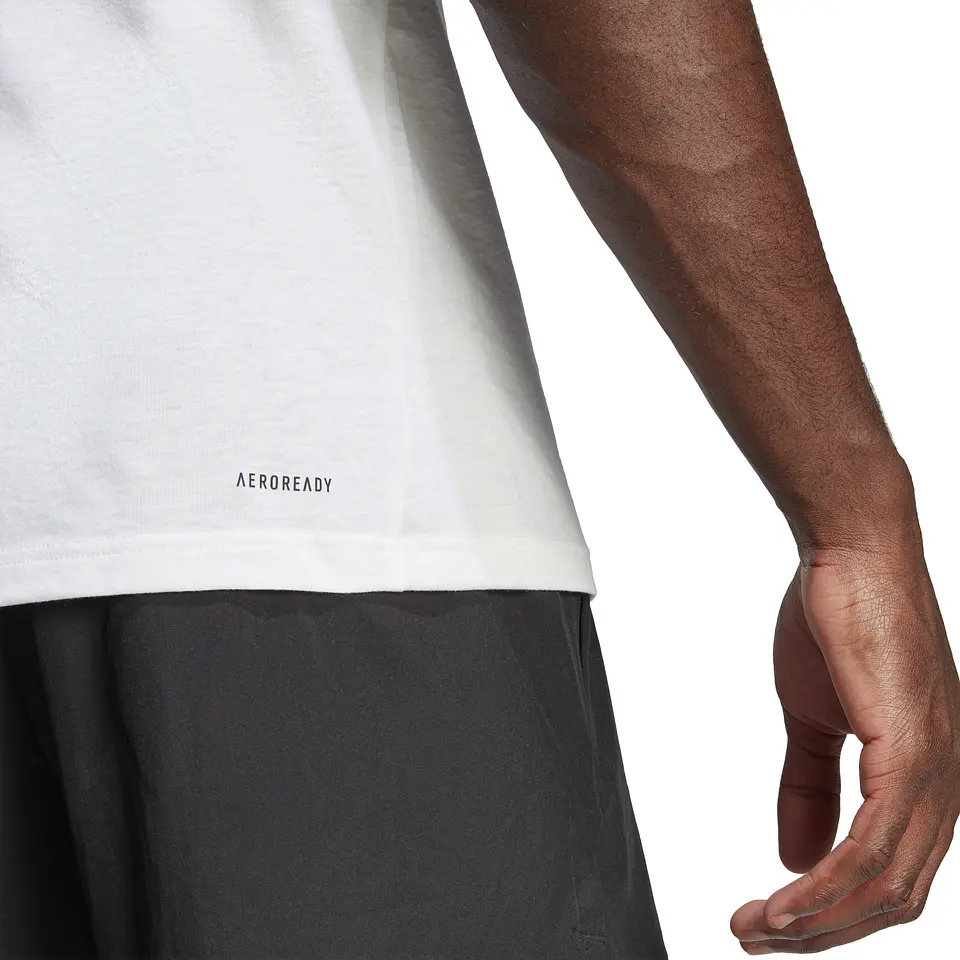 Polera Hombre Blanca Adidas IM4373 3