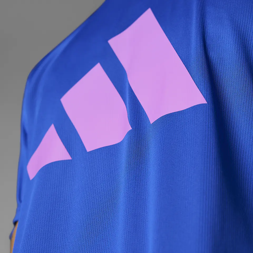 Polera Hombre Azul Adidas IW8423 4