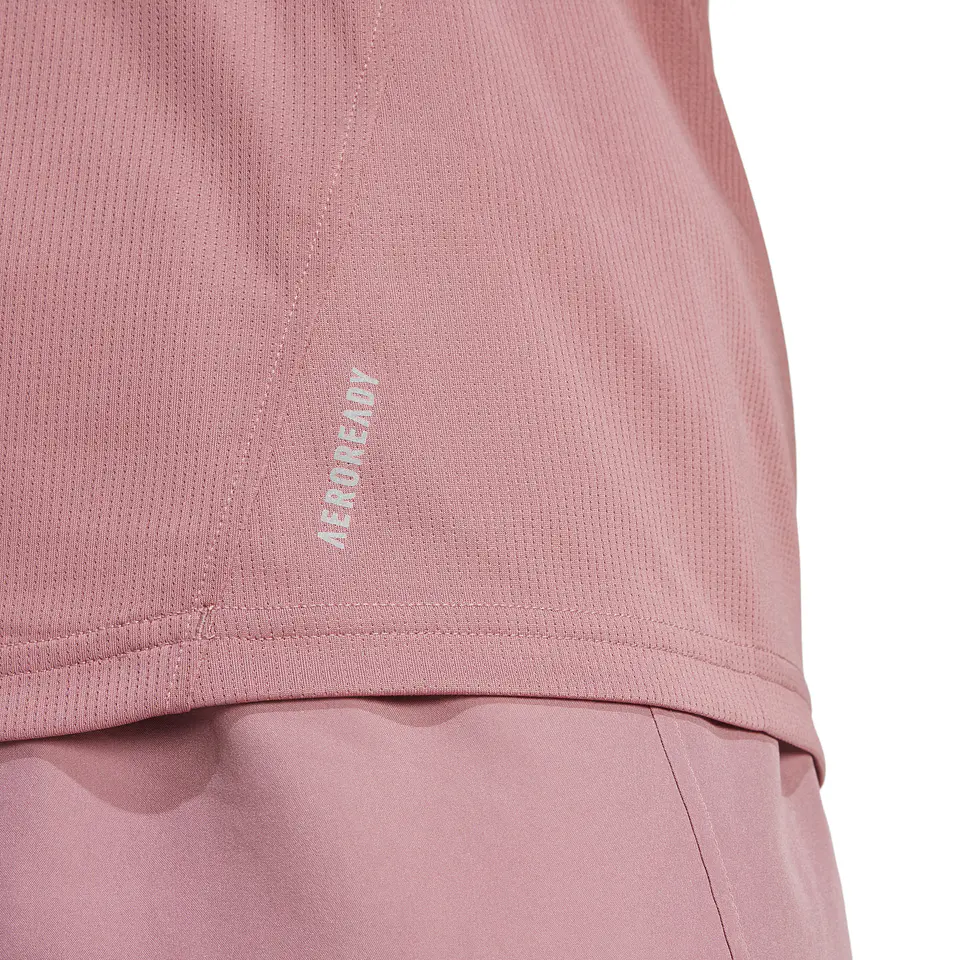 Polera Mujer Rosada Adidas IW8448 4