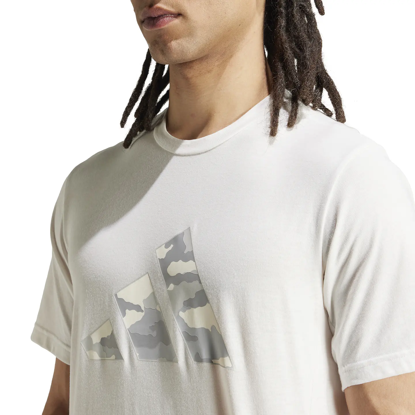 Polera Hombre Beige Adidas IW8489 4