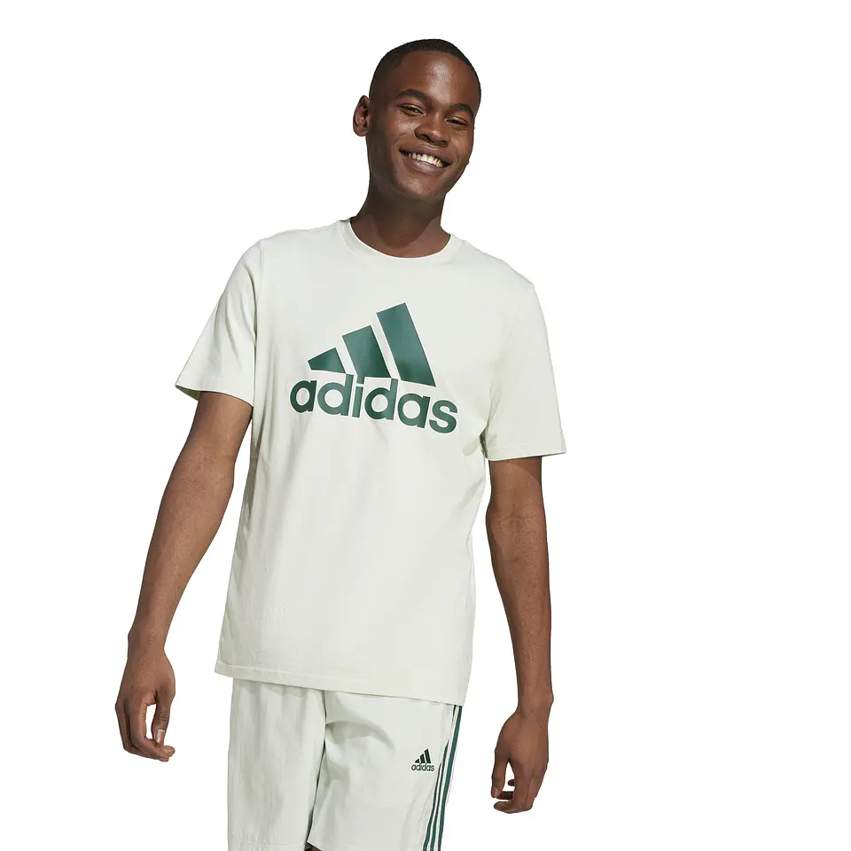 Polera Hombre Blanca Adidas IX0136 1