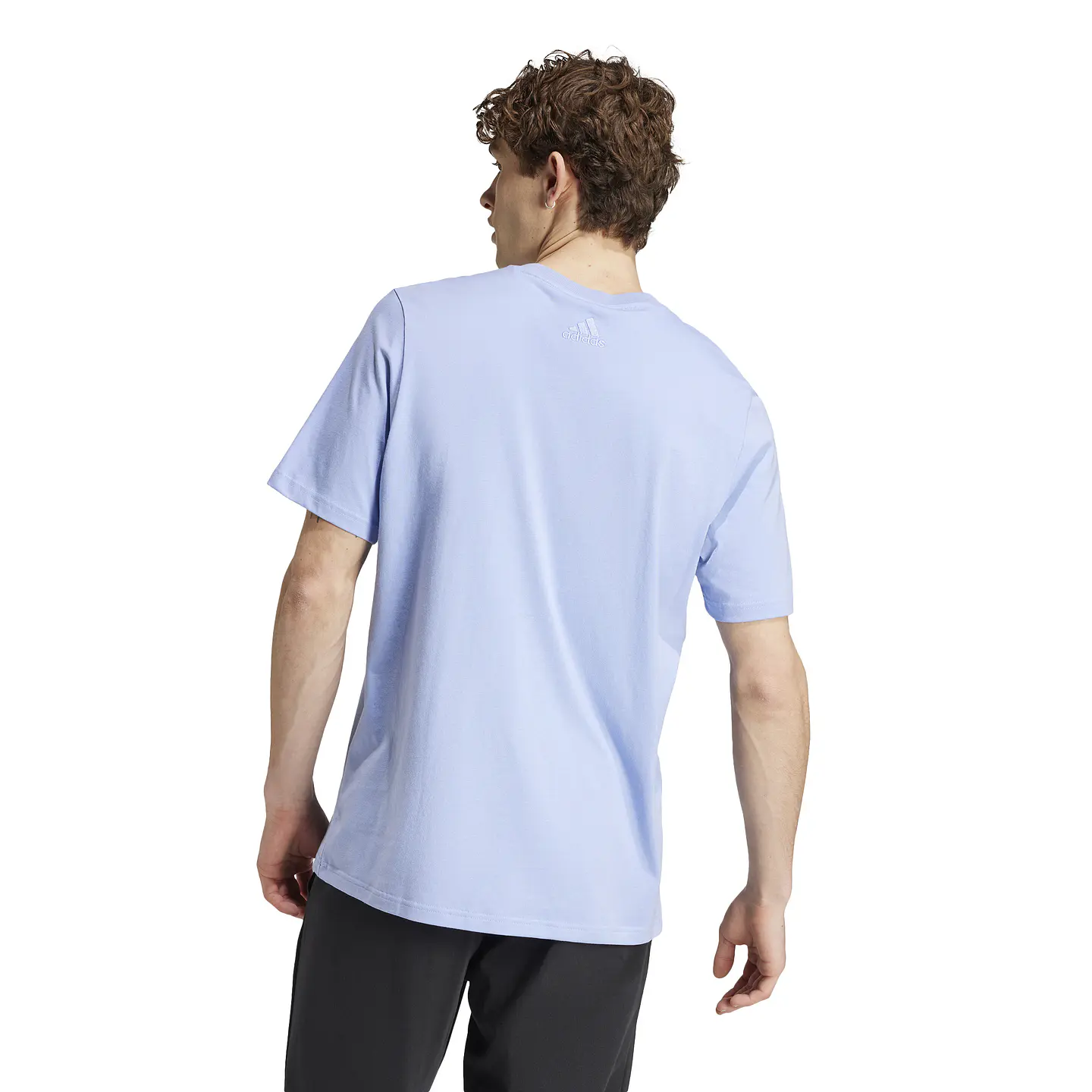Polera Hombre Azul Adidas IX0138 2