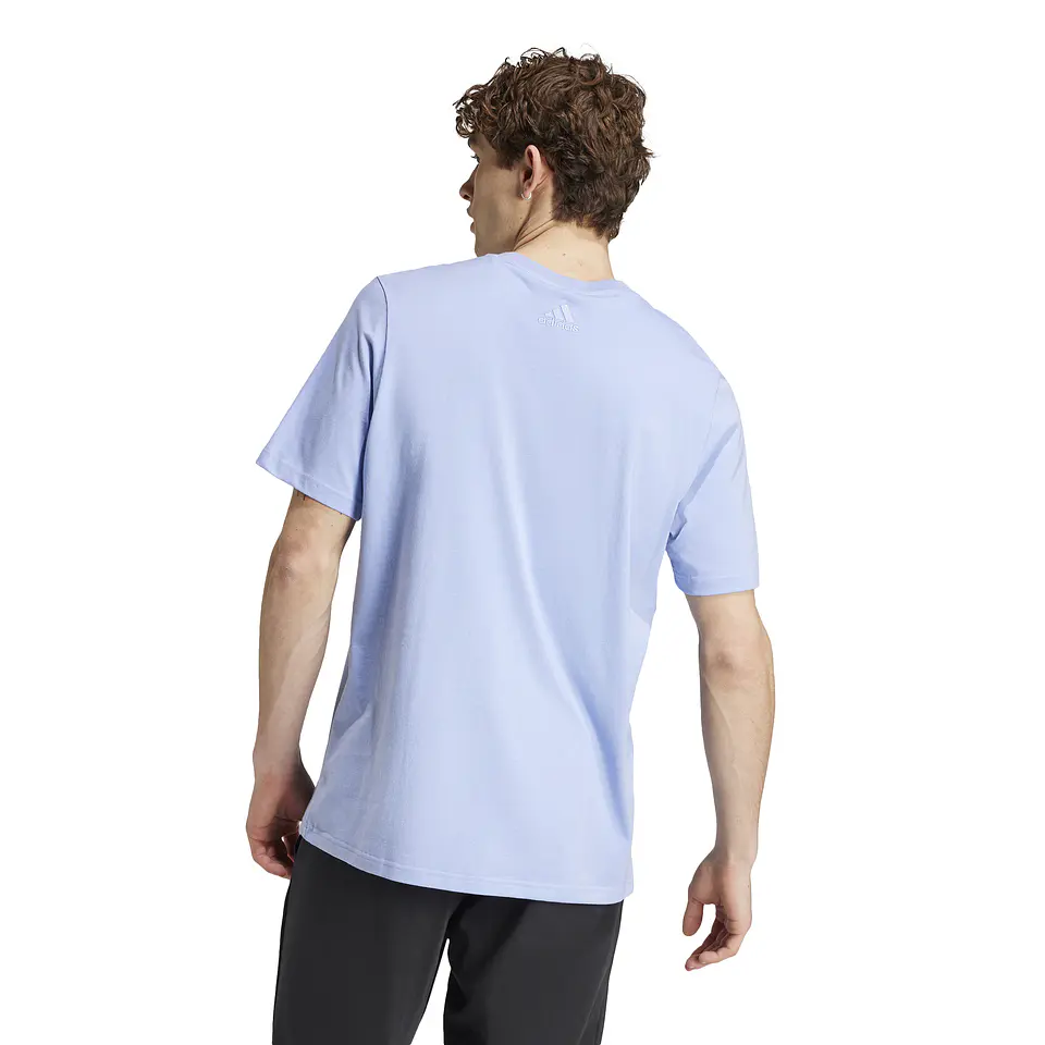 Polera Hombre Azul Adidas IX0138 2