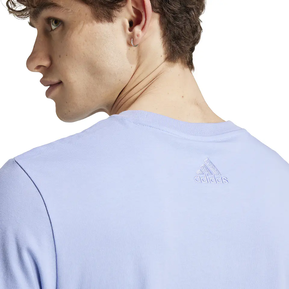 Polera Hombre Azul Adidas IX0138 4