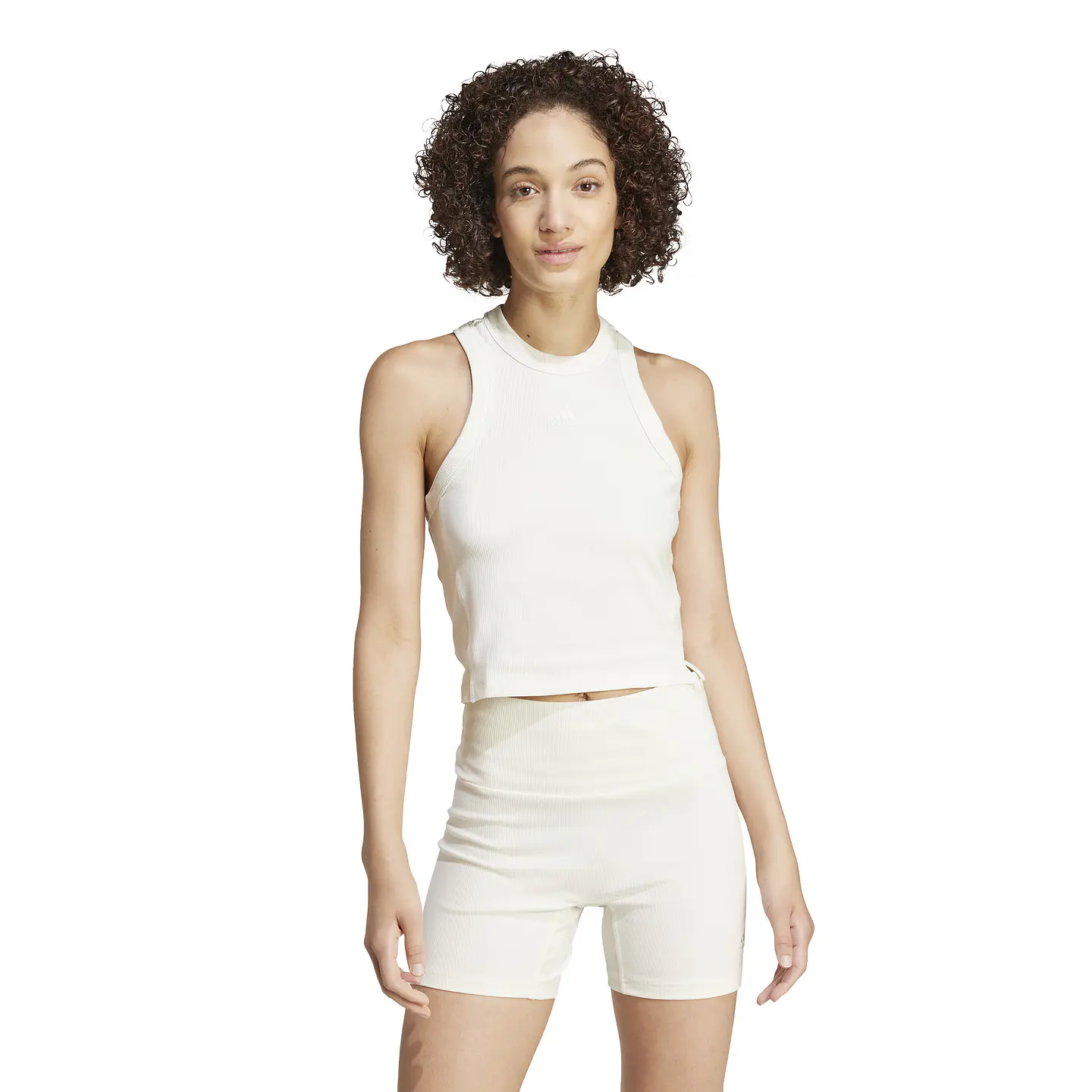 Polera Mujer Crema Adidas IY6732 1