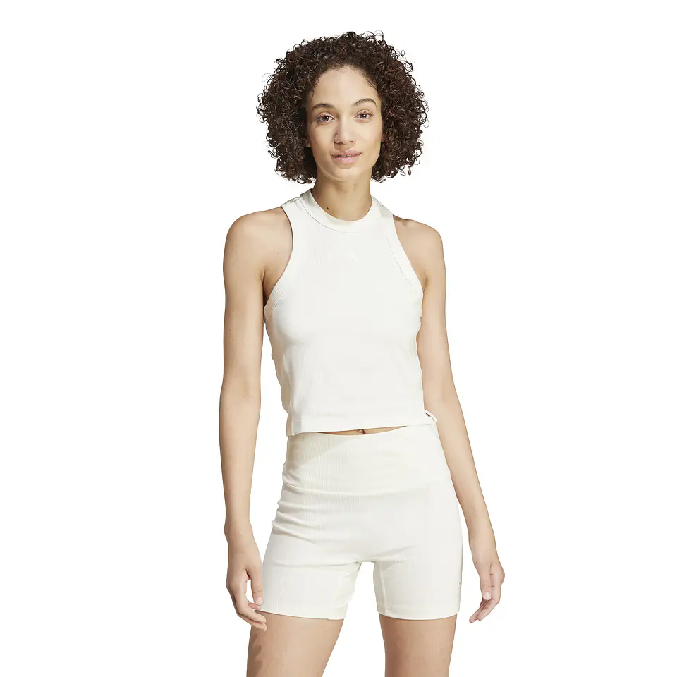 Polera Mujer Crema Adidas IY6732 1