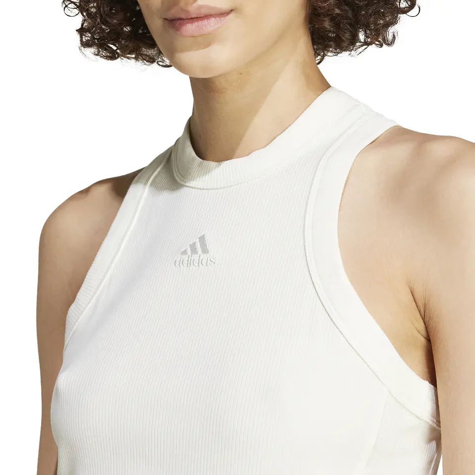Polera Mujer Crema Adidas IY6732 4