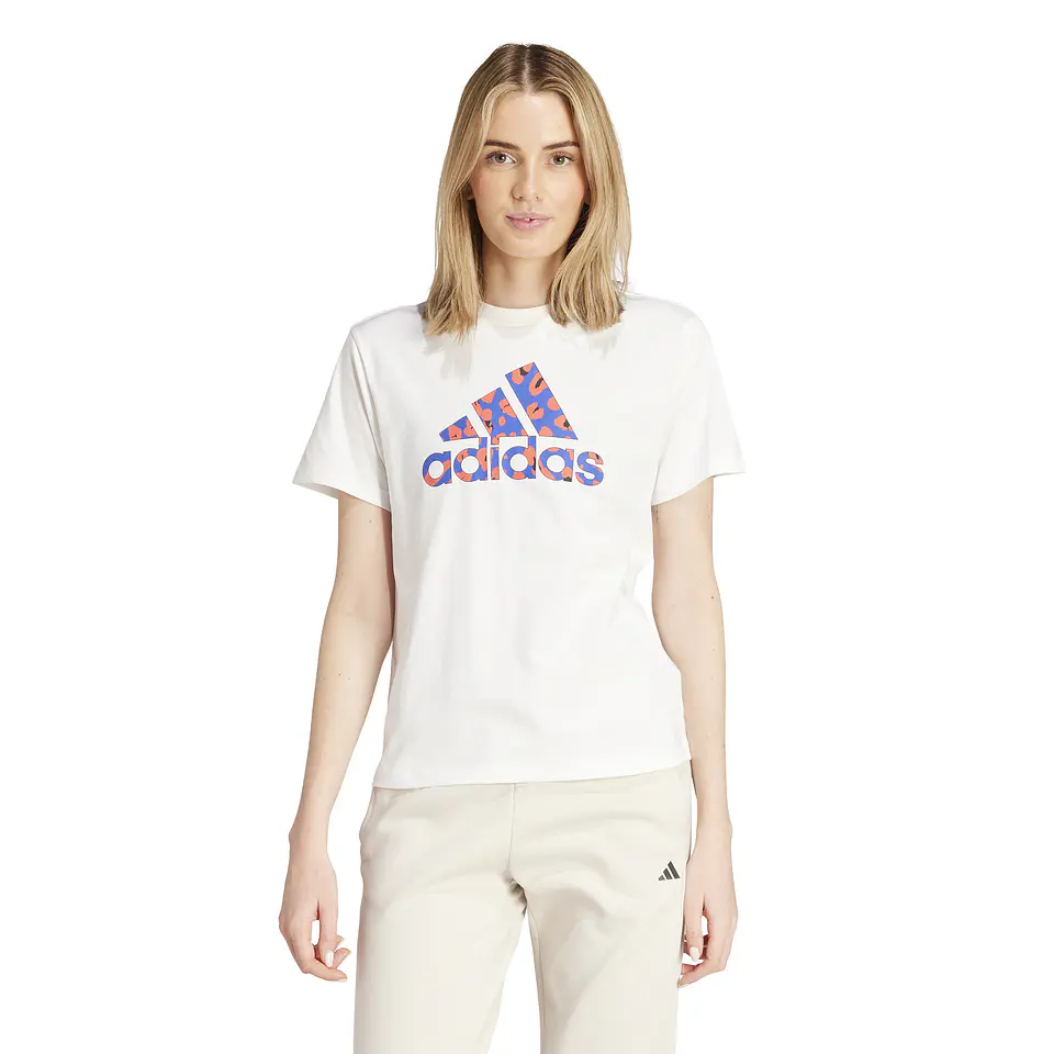 Polera Mujer Blanca Adidas IY3435 1
