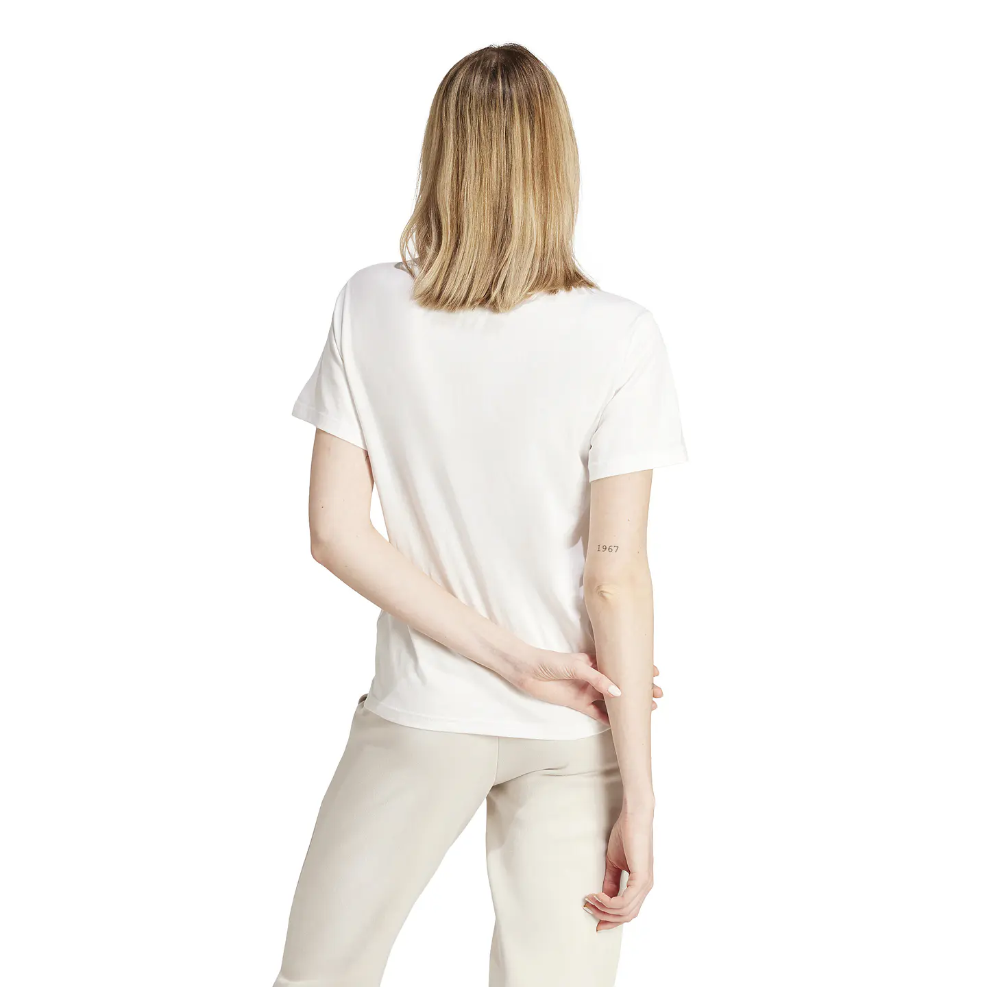 Polera Mujer Blanca Adidas IY3435 2