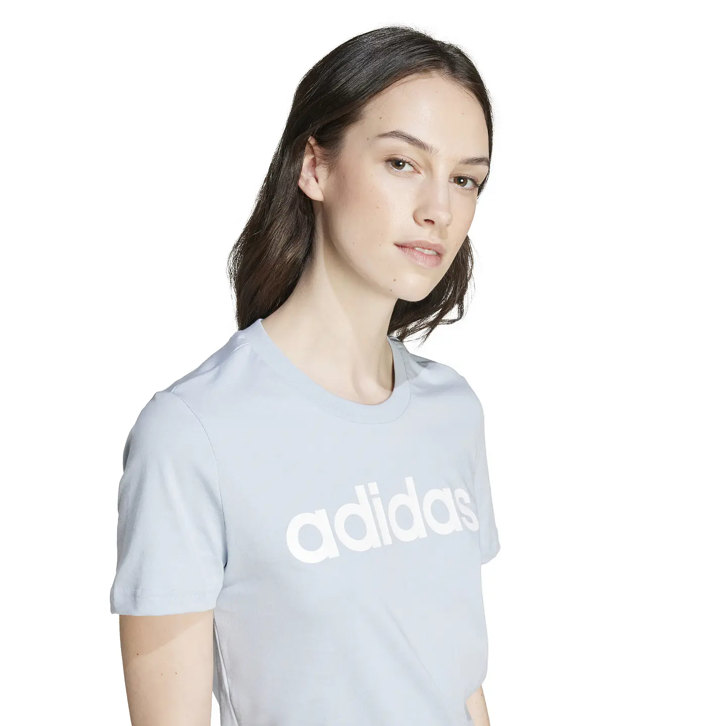 Polera Mujer Celeste Adidas IY9188 3