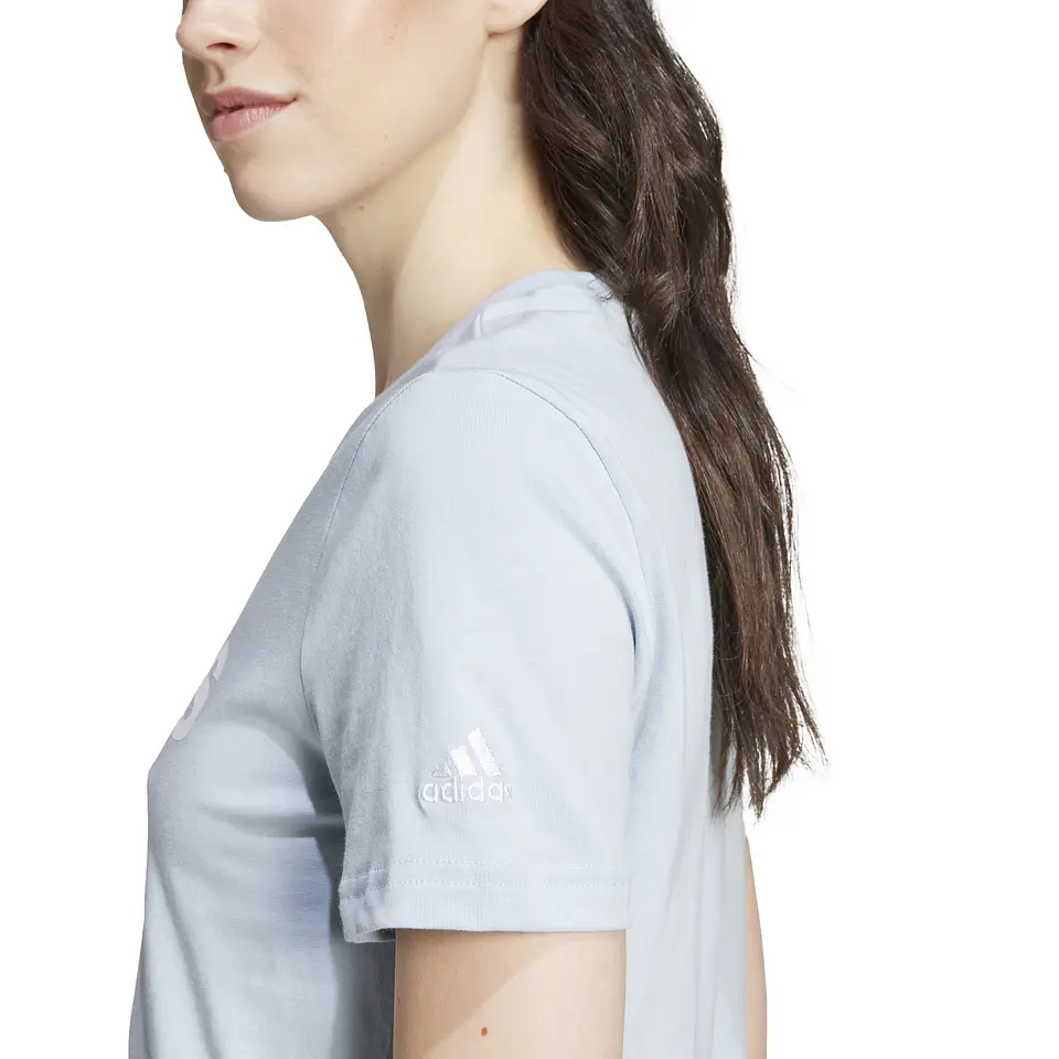 Polera Mujer Celeste Adidas IY9188 4