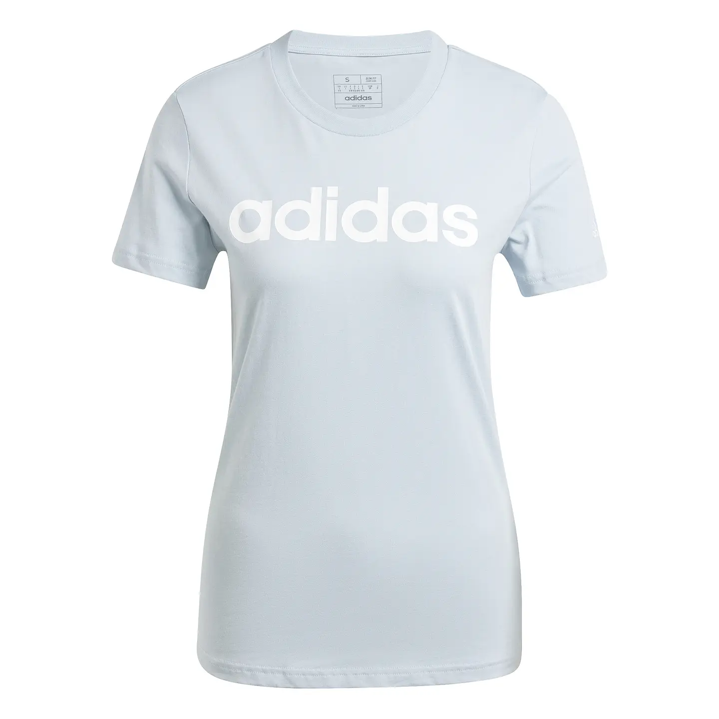 Polera Mujer Celeste Adidas IY9188 5