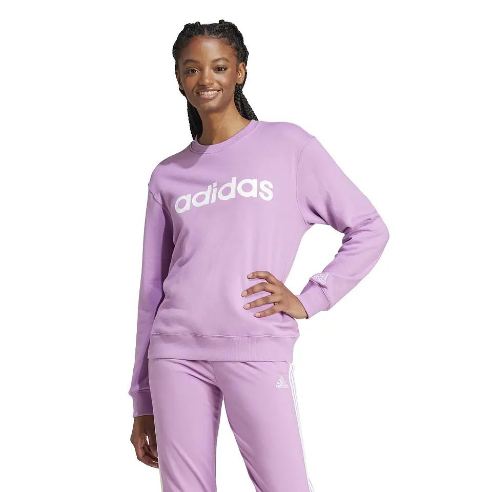 Polerón Mujer Rosado Adidas IY9209 1