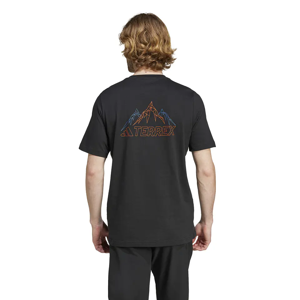 Polera Hombre Negra Adidas IZ0466 2