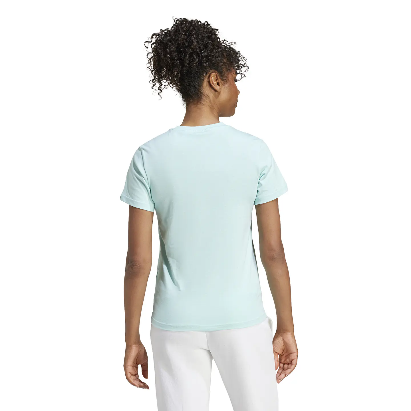 Polera Mujer Celeste Adidas IZ1161 2