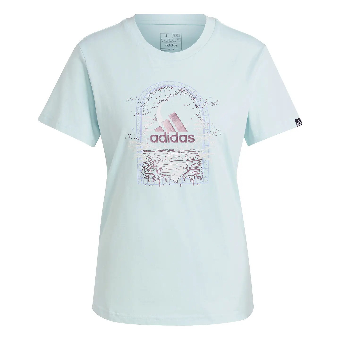 Polera Mujer Celeste Adidas IZ1161 5