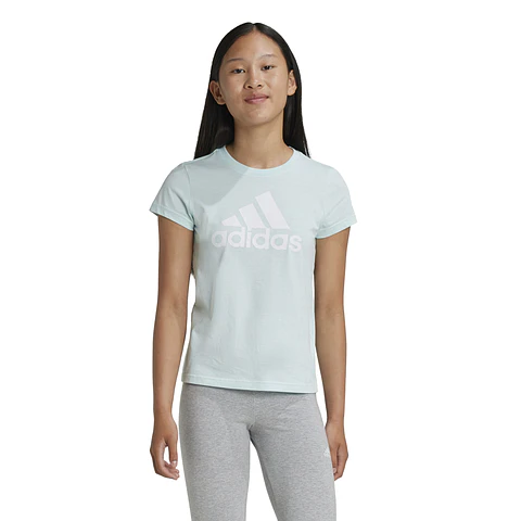 Polera Juvenil Celeste Adidas IZ3468