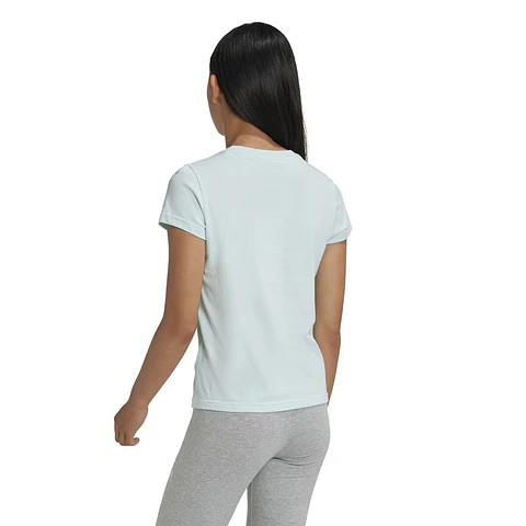 Polera Juvenil Celeste Adidas IZ3468