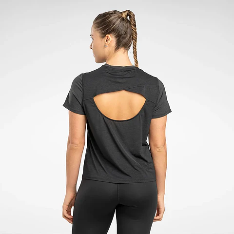 Polera Mujer Negra Reebok 100075357