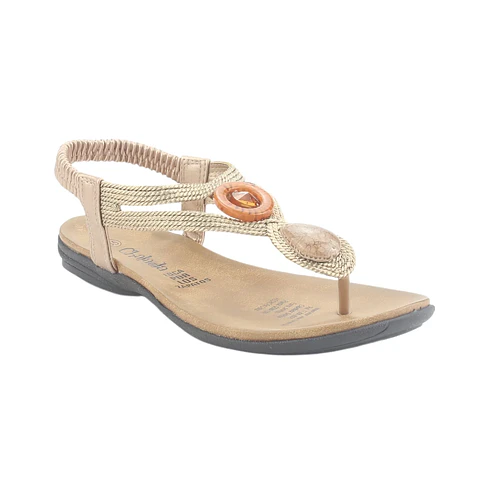 Sandalia Mujer Dorada Chalada 13-ANATOMIC78GO