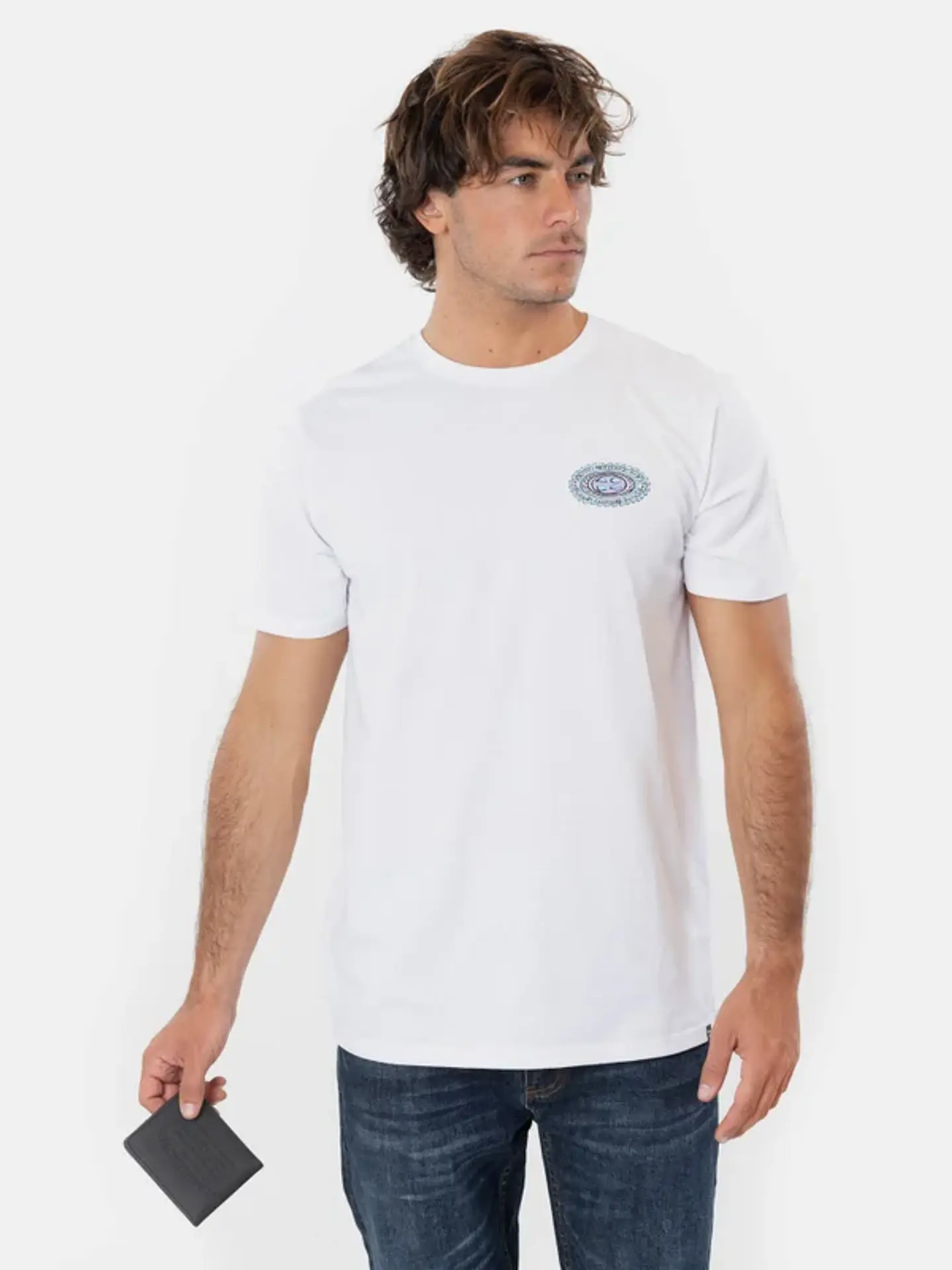 Pack Polera + Billetera Hombre Blanca Maui AV1118-MV 1