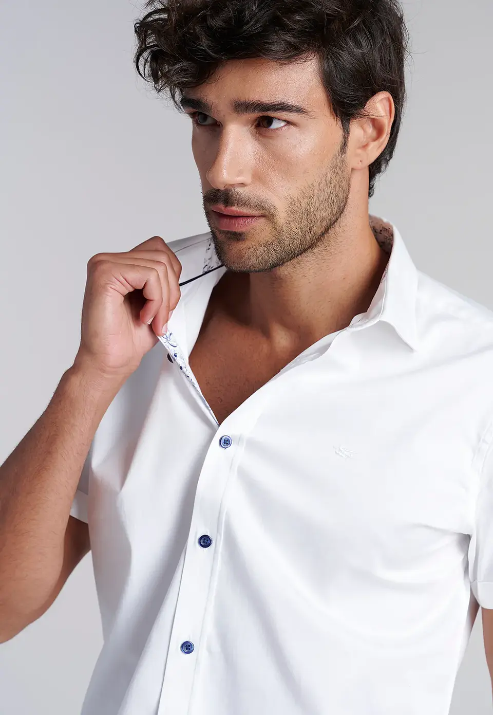 Camisa Hombre Blanca Ferouch 158402Y-0001 4