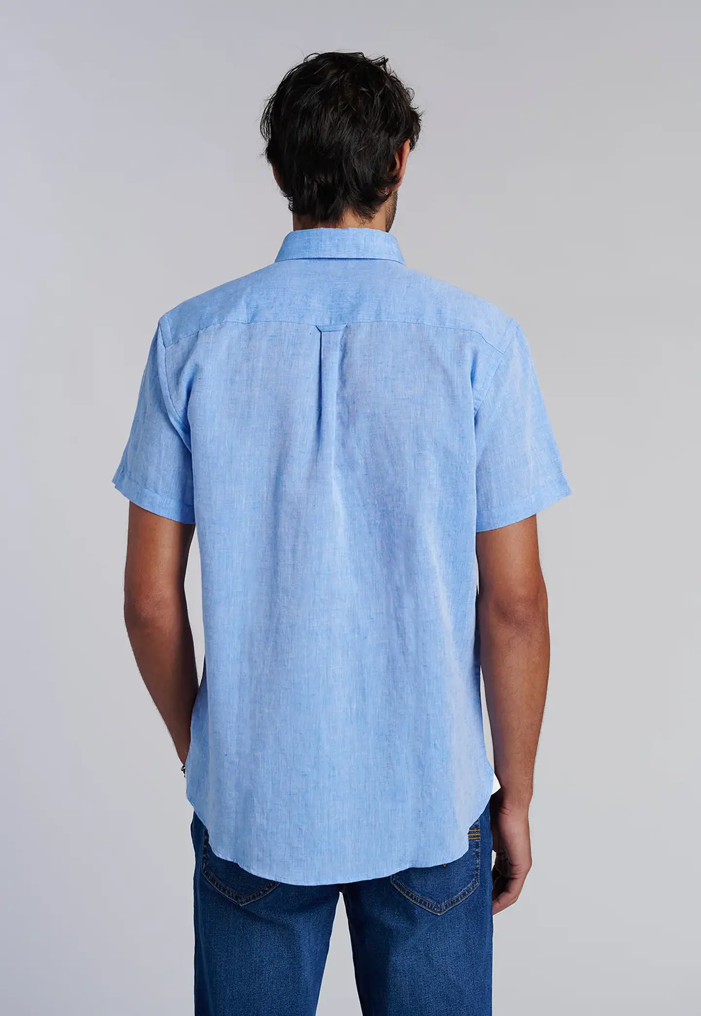 Camisa Hombre Azul Ferouch 158416Y-0032 3