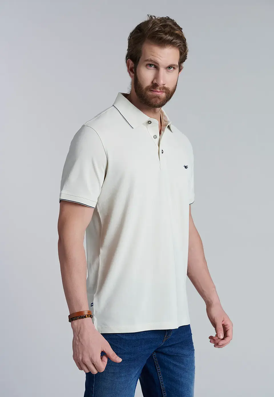 Polera Hombre Marfil Ferouch 407926Y-0043 1