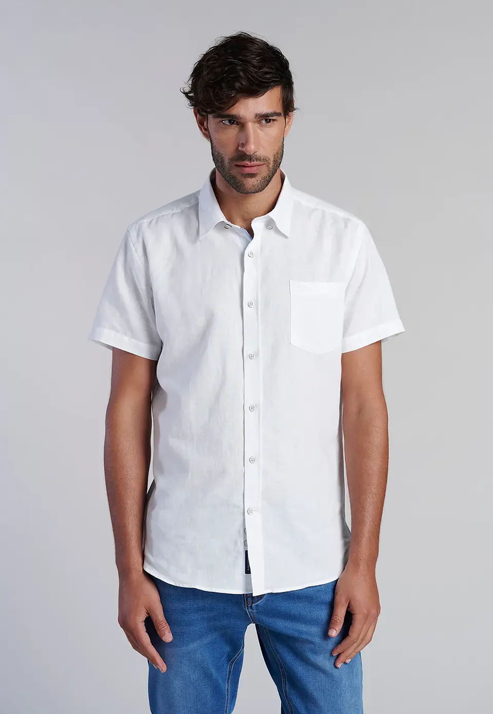 Camisa Hombre Blanca Ferouch 158416Y-0001 1