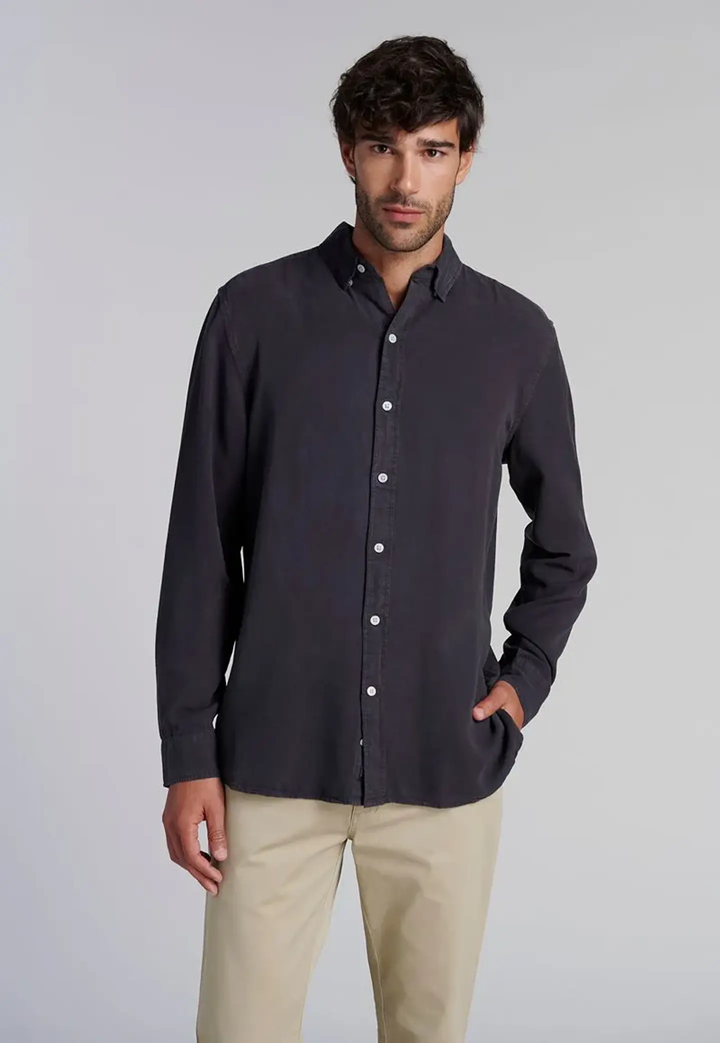 Camisa Hombre Negra Ferouch 103341Y-0016 1