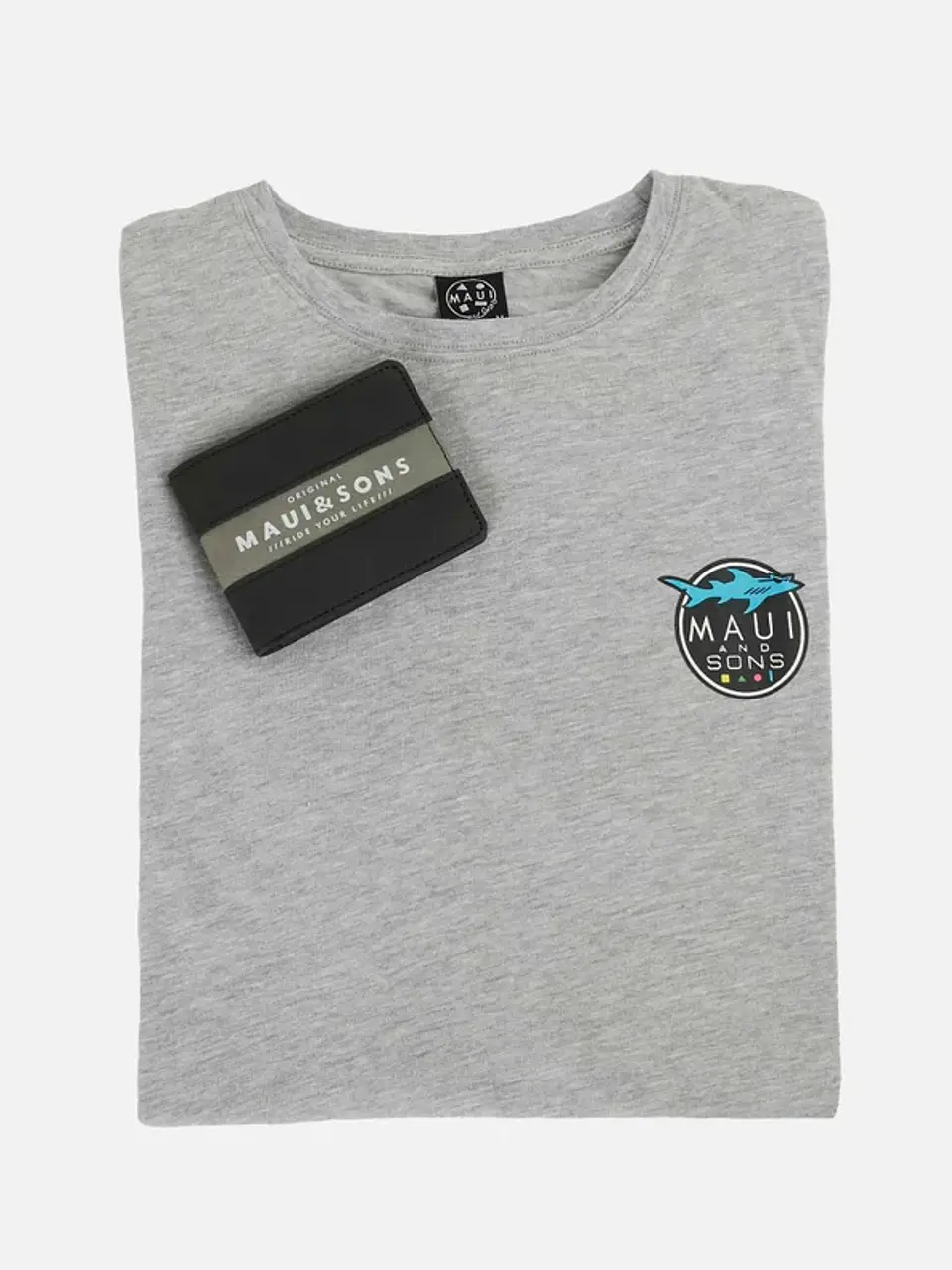 Pack Polera + Billetera Hombre Gris Maui AV1553-MV23 3